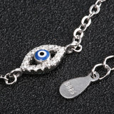 925 Silver Eye Cross Infinity Heart Bracelet Chain Gift