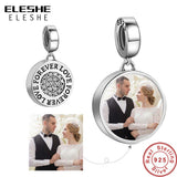 925 Silver FOREVER LOVE Dangle Charm for Bracelets