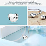 925 Silver Forever Heart Charm Beads for Bracelet Love Jewelry