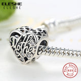 925 Silver Forever Heart Charm Beads for Bracelet Love Jewelry