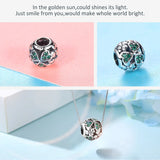 925 Silver Forever Heart Charm Beads for Bracelet Love Jewelry