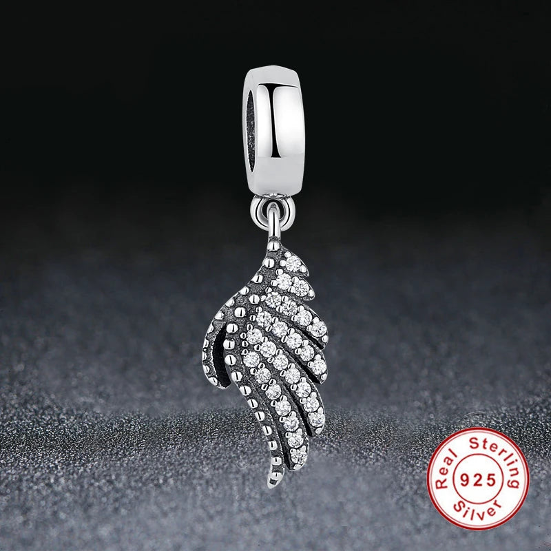 925 Vintage Animal Wings Pendant Charm For Bracelet
