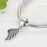 925 Vintage Animal Wings Pendant Charm For Bracelet
