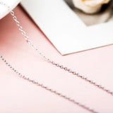 925 Sterling Silver Necklace for Women Men