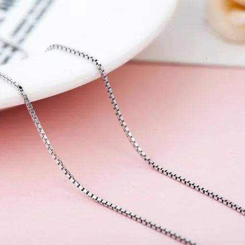 925 Sterling Silver Necklace for Women Men