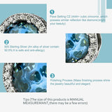 925 Silver Hearts CZ Charm Beads Fit Bracelet