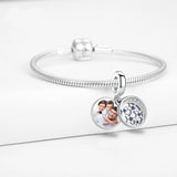 925 Silver Moon & Star Beads for Bracelets Charms DIY Jewelry