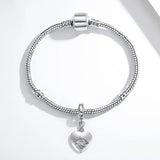 Christmas 925 Silver Photo Dangle Charm Bead For Women DIY Jewelry
