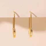 925 Sterling Silver Forever Love Heart Pin Earrings Romantic Jewelry
