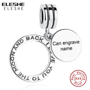 925 Sterling Sliver Charm Bead Personalized Jewelry