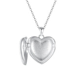 Compass Heart Pendant Necklace 925 Sterling Silver Personalized DIY Jewelry