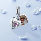 925 Silver Love Forever Crystal Bead Bracelet Charm