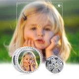 Colosseum Photo Charm 925 Sterling Silver Round Bead Bracelet DIY