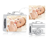 Sterling Silver Camera Square Bead Photo Charm for Bracelet