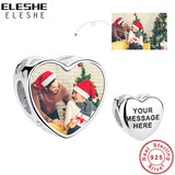 Heart Series 925 Sterling Silver Name Bead Charms Bracelet Jewelry