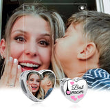 Mom 925 Silver Charm Bead for Bracelet DIY Jewelry Making