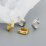 925 Silver Double Layer Hoop Earrings for Women