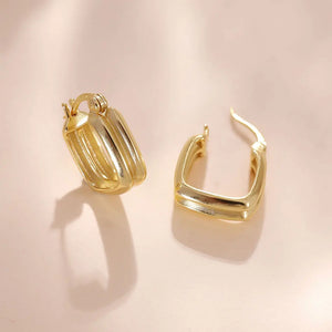 925 Silver Double Layer Hoop Earrings for Women