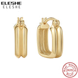 925 Silver Double Layer Hoop Earrings for Women