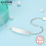 Personalized 925 Silver Name Charm Bracelet for Women