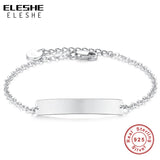 Personalized 925 Silver Name Charm Bracelet for Women