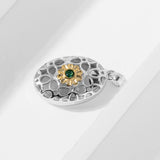 925 Silver Forever Love Flower Pendant Necklace DIY Chain
