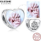 925 Silver Baby Hand Forever Love Bead for Bracelet