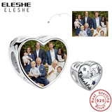 925 Sterling Silver Hollow Star Heart Bead for Bracelet DIY