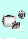 925 Silver Bead with CZ Charm for Bracelet DIY