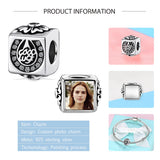 925 Silver Bead with CZ Charm for Bracelet DIY