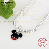Red Ladybug Forever Love Heart Bead for Bracelet Necklace DIY