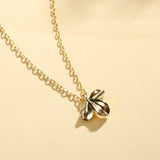 925 Silver Chain Necklaces with Jasmine Pendant for Women