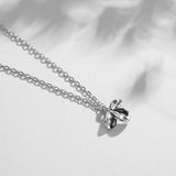 925 Silver Chain Necklaces with Jasmine Pendant for Women