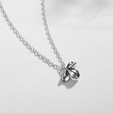 925 Silver Chain Necklaces with Jasmine Pendant for Women