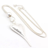 ELOYHI Boho Heart Long Sweater Chain Pendant For Women