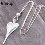 ELOYHI Boho Heart Long Sweater Chain Pendant For Women