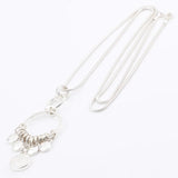 Boho Multilevel Round Pendants Sweater Snake Chain Top Plated Necklace&Pendants