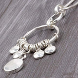 Boho Multilevel Round Pendants Sweater Snake Chain Top Plated Necklace&Pendants