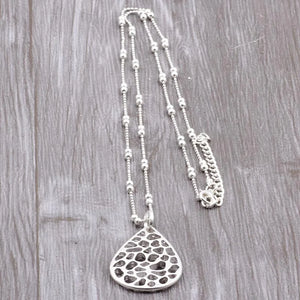 Vintage Water Drop Boho Long Sweater Chain Pendant Necklace
