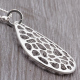 Vintage Water Drop Boho Long Sweater Chain Pendant Necklace