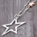 ELOYHI Women Necklace Big Pentagram Statement Necklaces Pendants Vintage Jewelry