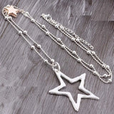 ELOYHI Women Necklace Big Pentagram Statement Necklaces Pendants Vintage Jewelry
