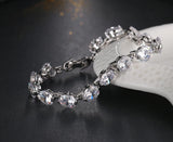 Christmas Gift Cubic Zircon Pave Chain Bracelets Women