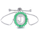 Adjustable Letters Bracelet for Women Bridal Party