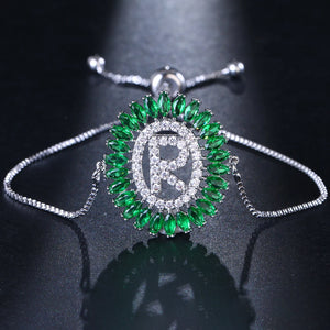Adjustable Letters Bracelet for Women Bridal Party