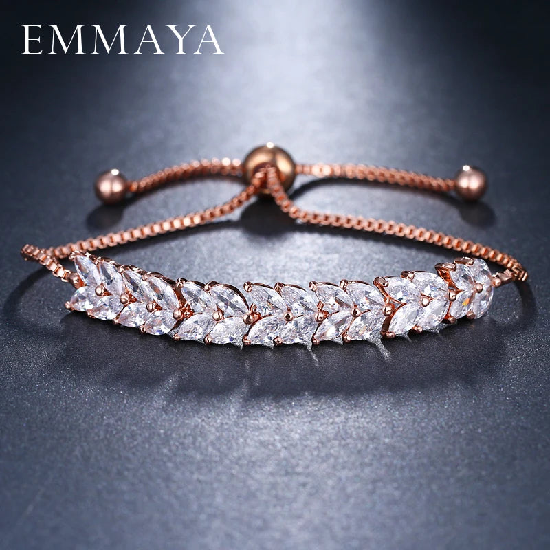 Adjustable Crystal Wedding Bracelet