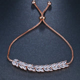 Adjustable Crystal Wedding Bracelet