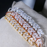 Adjustable Crystal Wedding Bracelet