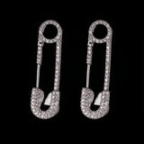 Cz Jewelry Silver Pin Earring Studs for Women