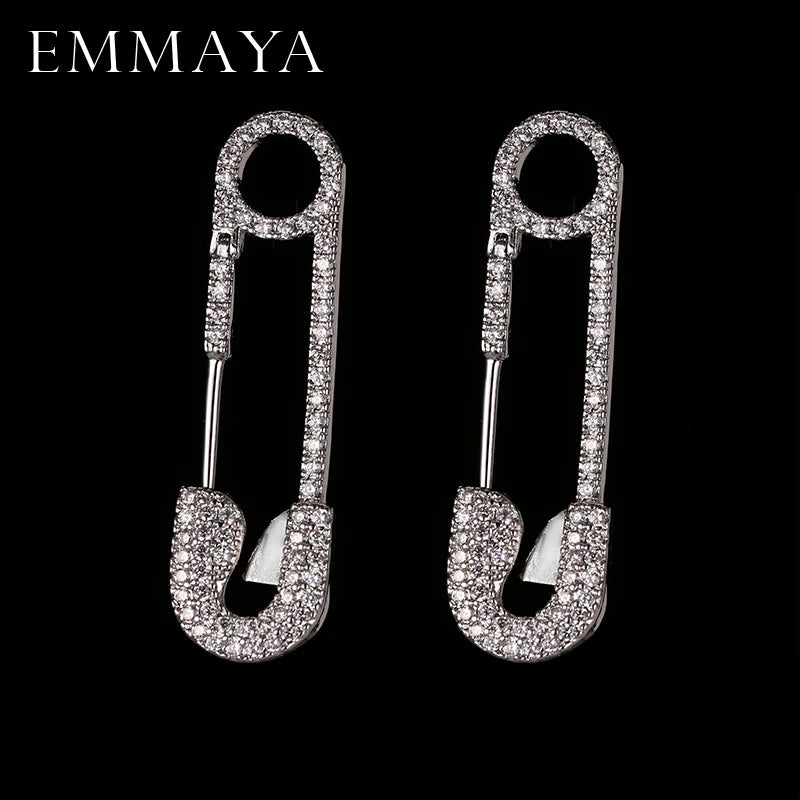 Cz Jewelry Silver Pin Earring Studs for Women